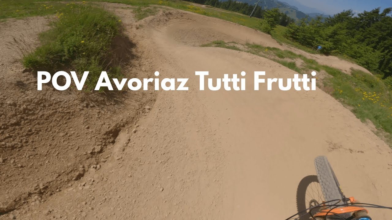 POV MTB Bike Park: Flow Line Tutti Frutti à Avoriaz