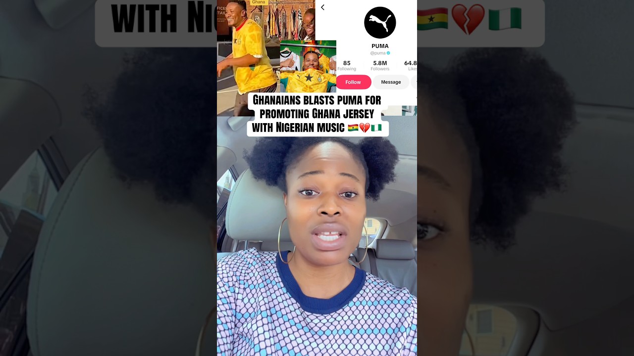 Жители Ганы 🇬🇭безжалостно раскритиковали Puma 😩 за рекламу ганской футболки с использованием ниге...