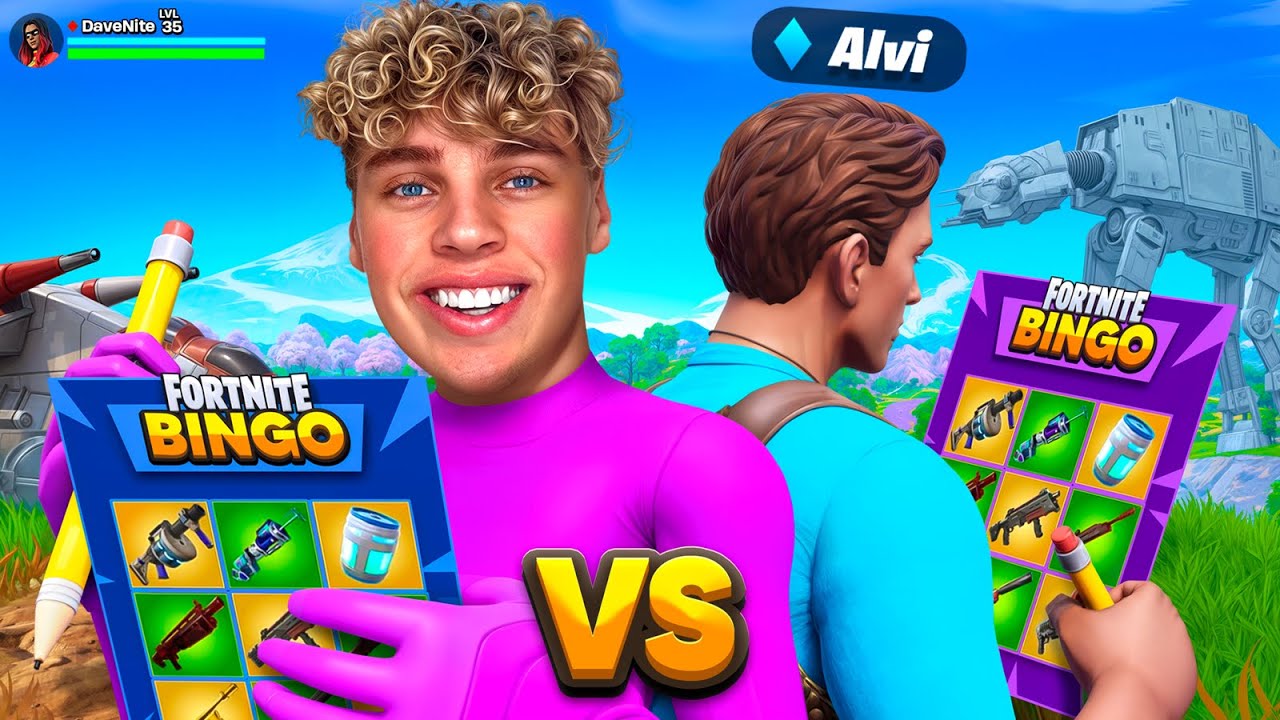 DAVENITE & ALVI spielen EXTREM FORTNITE BINGO!