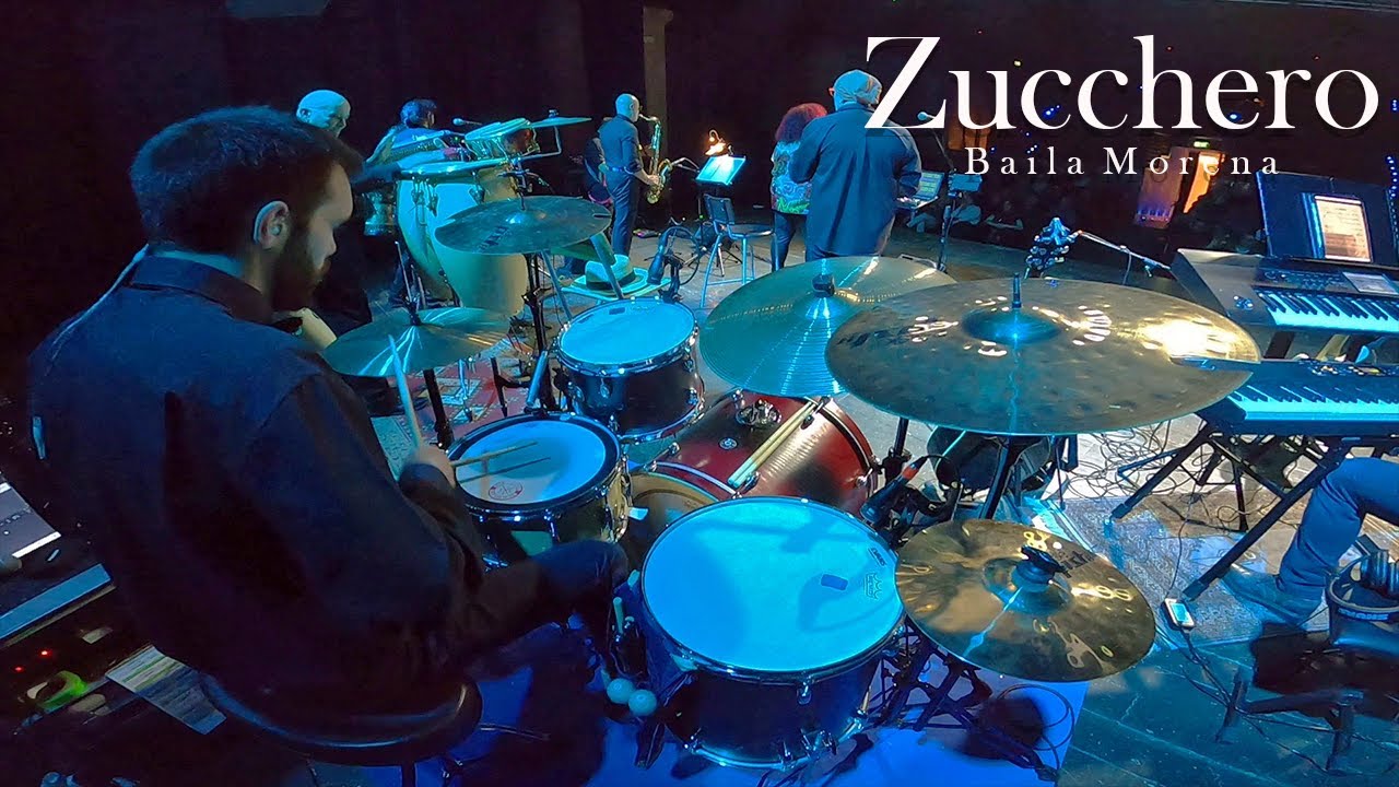Baila Morena - Zucchero - Live Band InTerni Latini - Drum Cam LB Drum