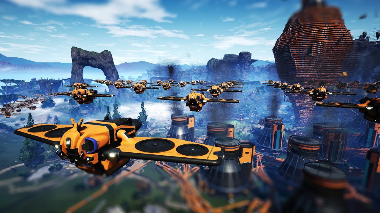 I Used Drones to Make a Nightmare Factory Even Worse - Satisfactory