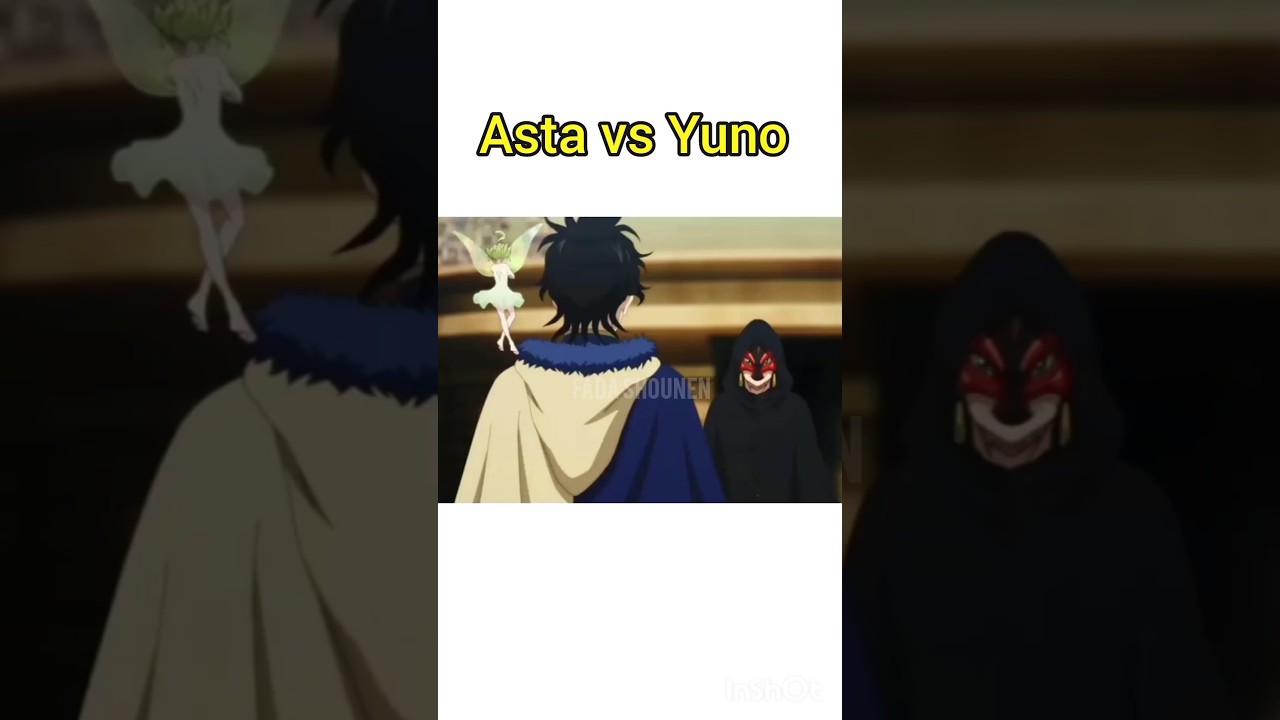 Asta vs Yuno Black Clover A espada do Rei Mago 