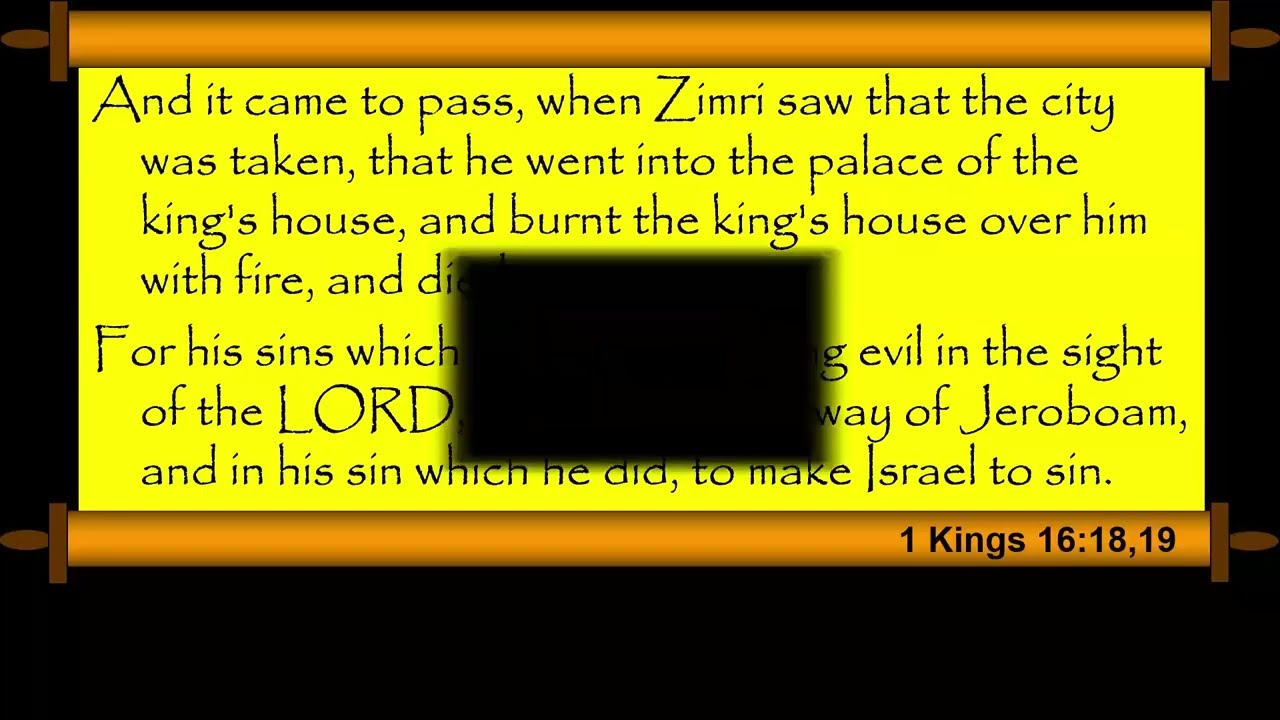 1st Kings Chapters 15 & 16 - Doctor Charles Missler