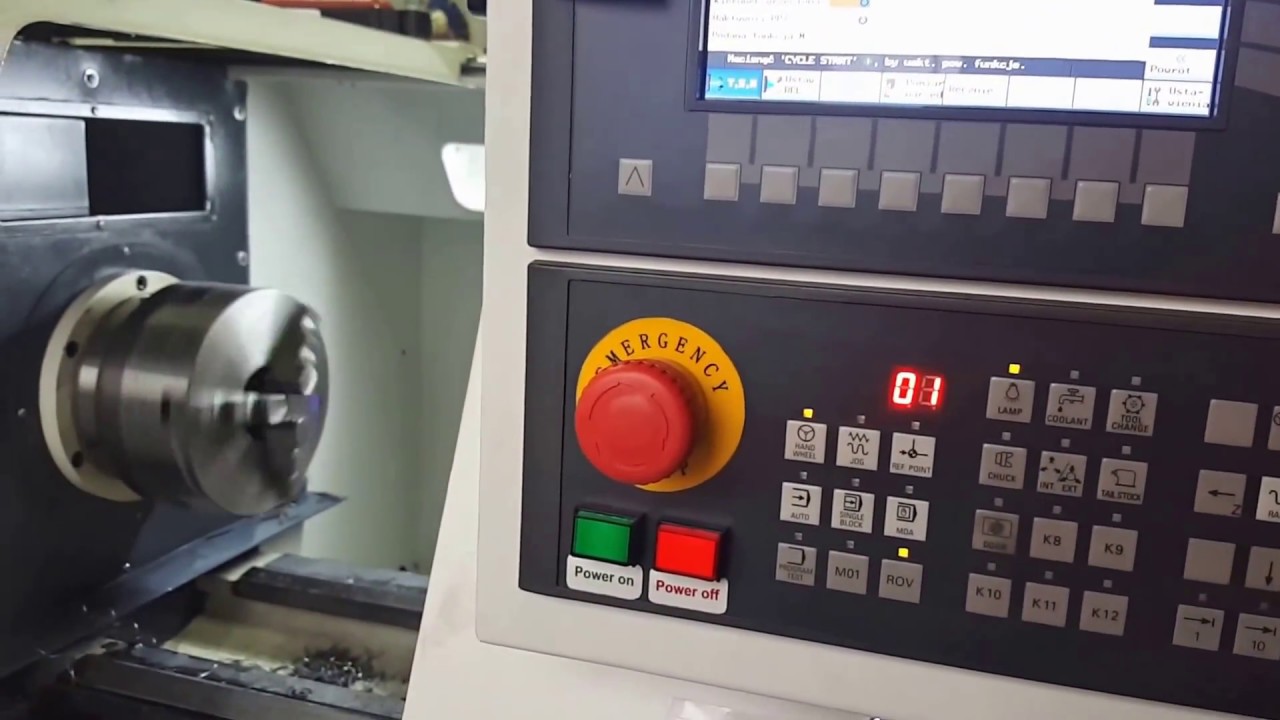 SINUMERIK 808D - T,S,M, PRZEGLĄD STEROWANIA - TOKARKA JANUS  TK-500 CNC TI - CNC MILLENA