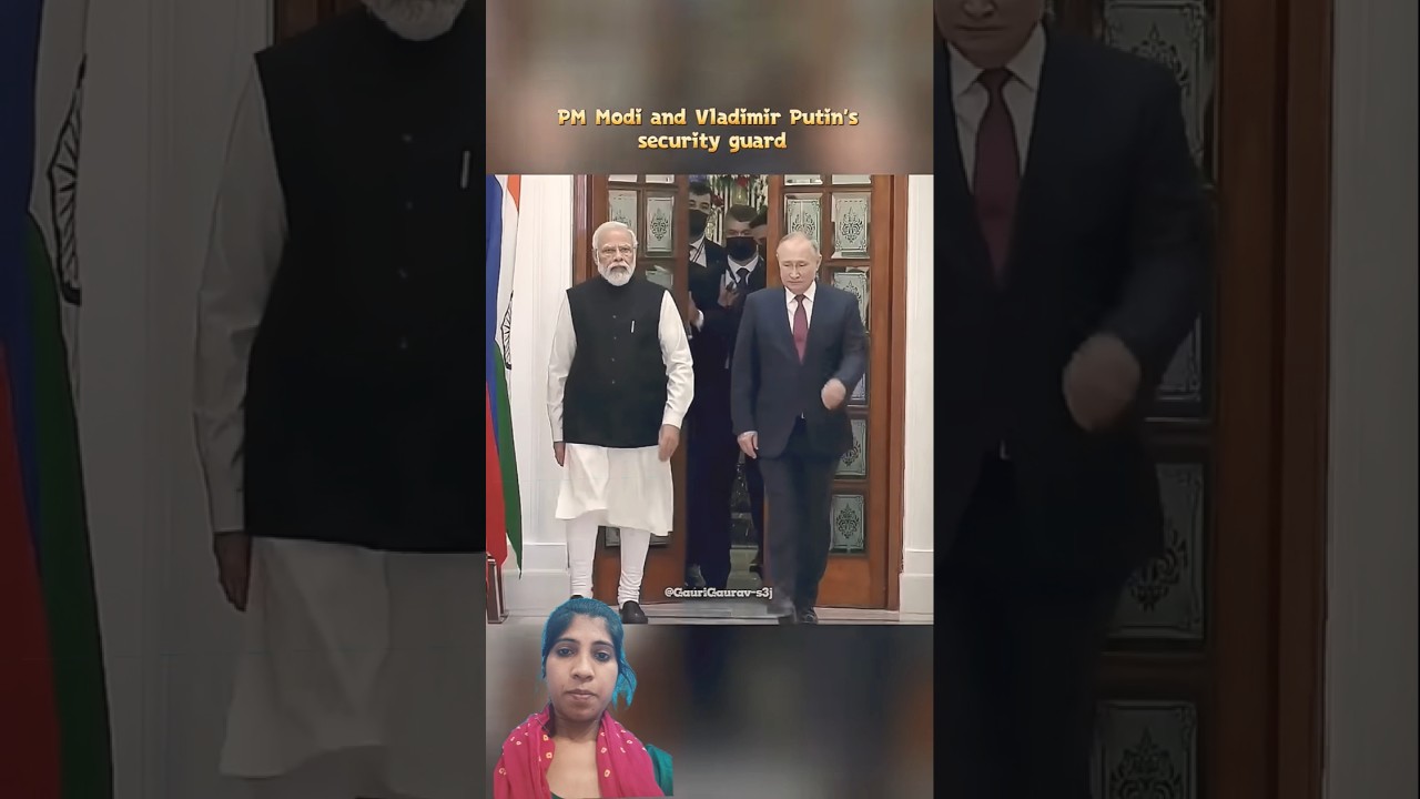 Xi jinping vs Vladimir Putin - PM Modi security optics 🔥🔥#Putin#Modi# shorts#viral shorts