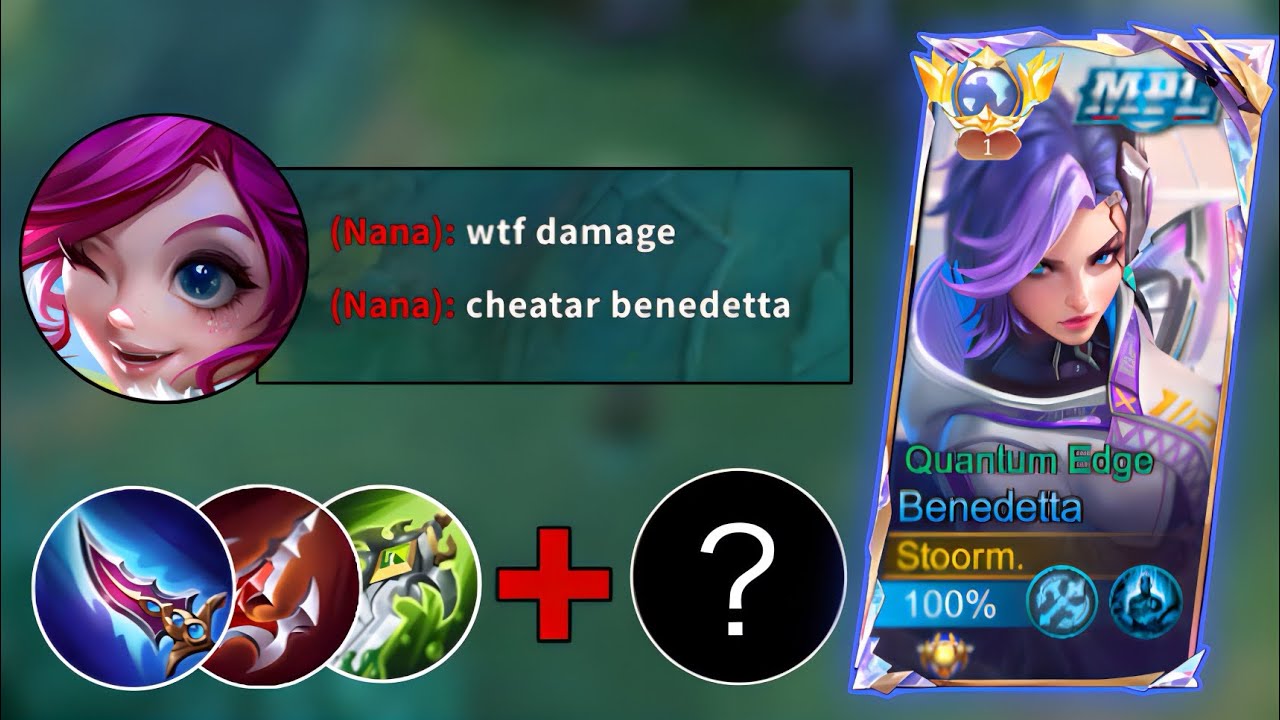 GLOBAL BENEDETTA FULL DAMAGE BUILD 2024 (100% BROKEN) | MLBB | MobileLegends |