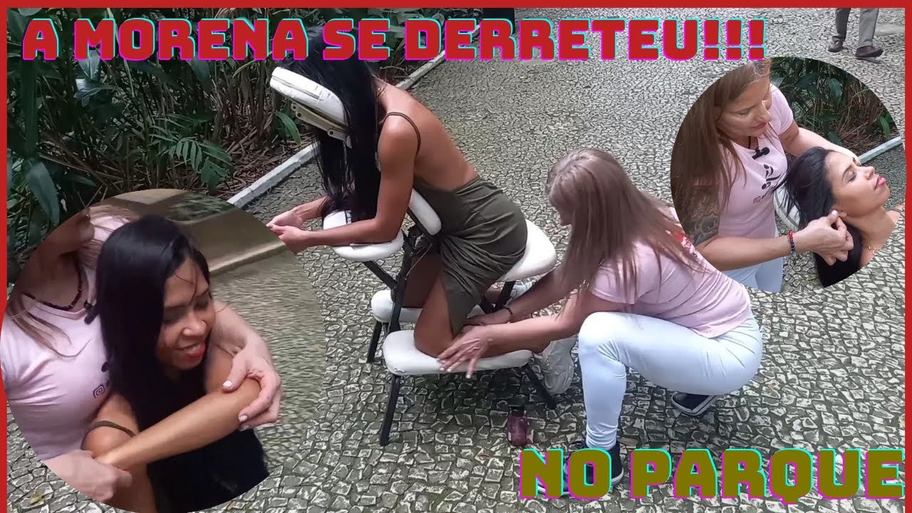 Massagem no Parque -A Morena se Derreteu-!