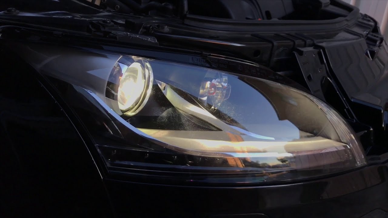 Audi TT Mk2 8J Headlight Upgrade: How to change from halogen spec to AFS LED DRL bi-xenon Conversion