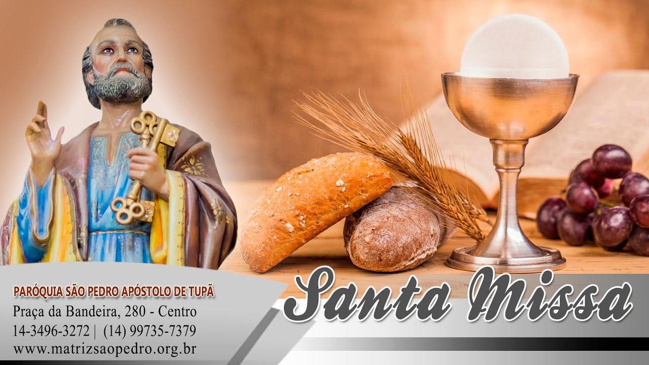 Missa: 5º Domingo do Tempo Comum Ano A  08/02/2026 às 19h00 na Matriz de São Pedro Apóstolo de Tupã