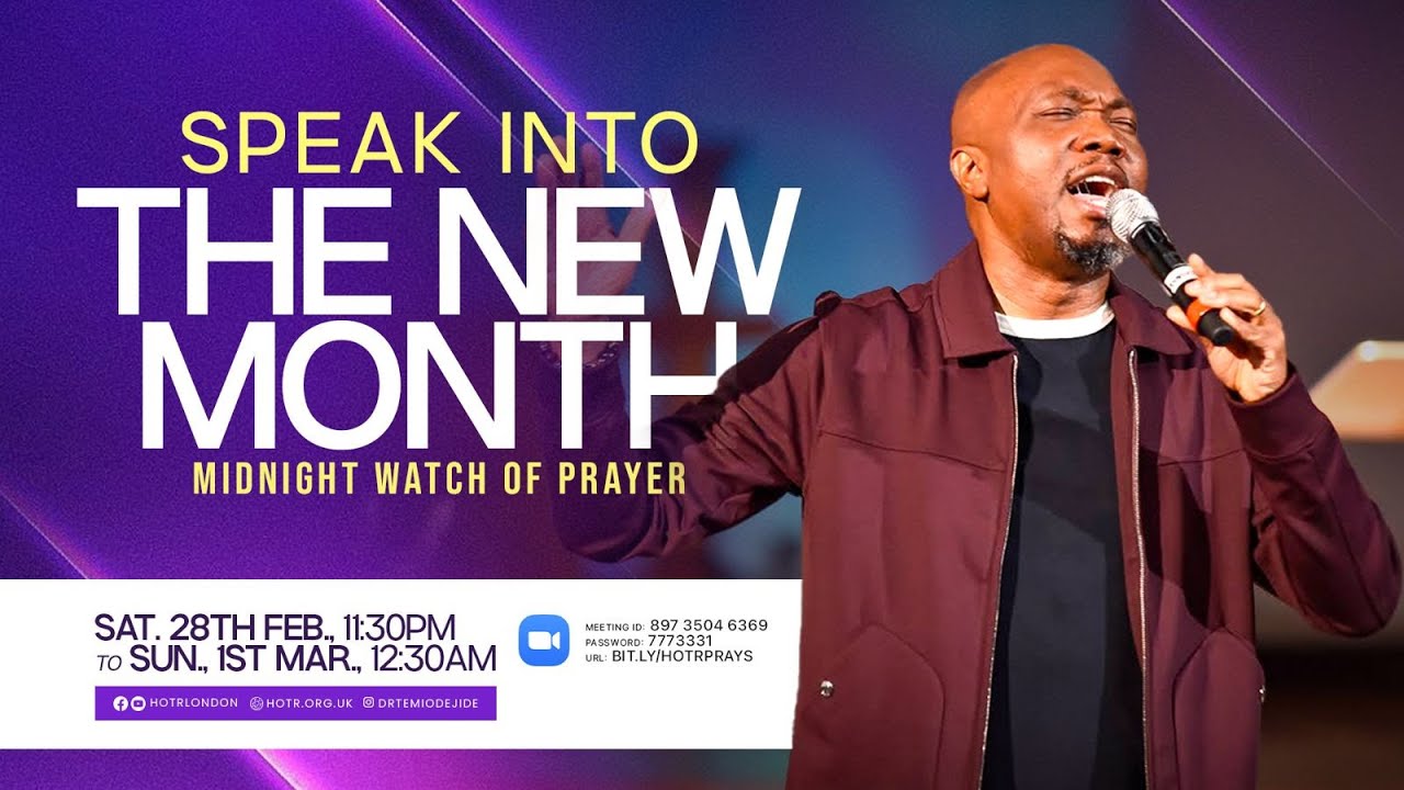 Speak into the New Month - March 2026