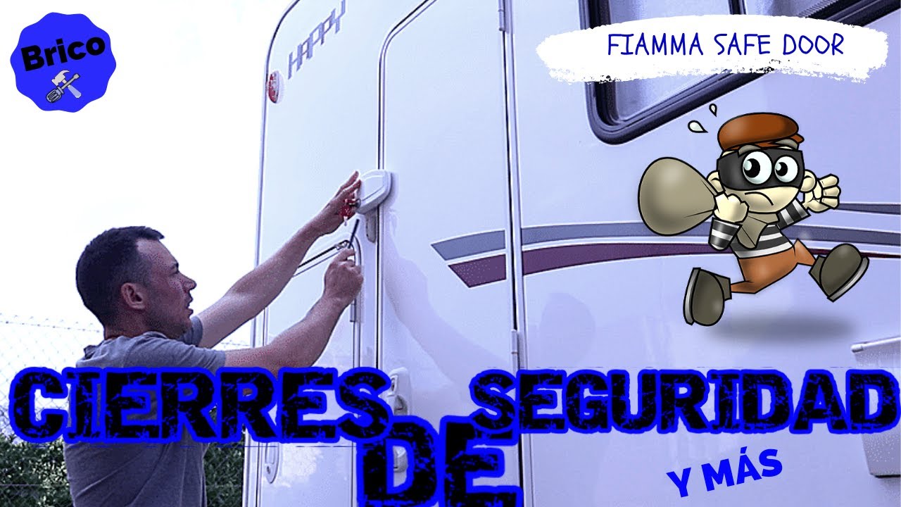 Cómo montar CERRADURAS DE SEGURIDAD en AUTOCARAVANA❓ 🔒FIAMMA SAFE DOOR Y MAS COSITAS🌟