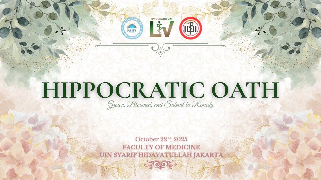 LIVE : Sumpah Dokter Ke-54 | Fakultas Kedokteran | UIN Syarif Hidayatullah Jakarta I Tahun 2025