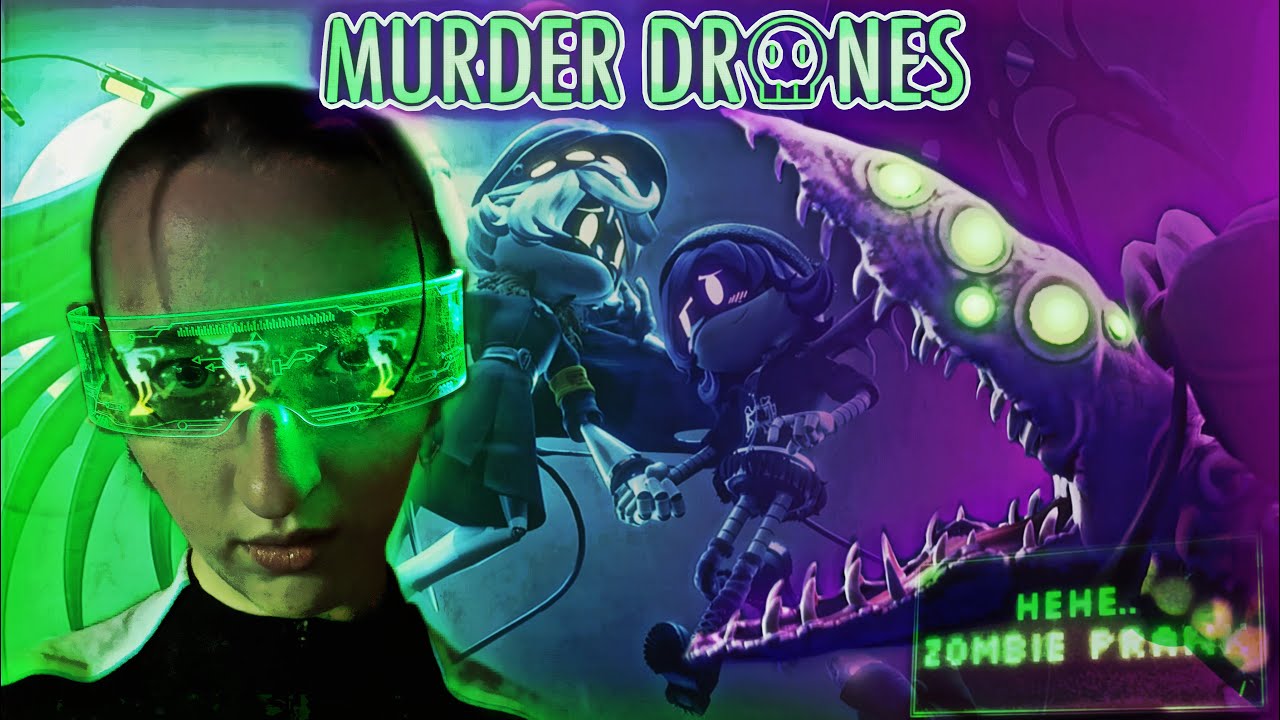 ДРОНЫ-УБИЙЦЫ | MURDER DRONES FIGHT TIL' I'M GOOD ENOUGH Official Music Video РЕАКЦИЯ/ОБЗОР REACTION