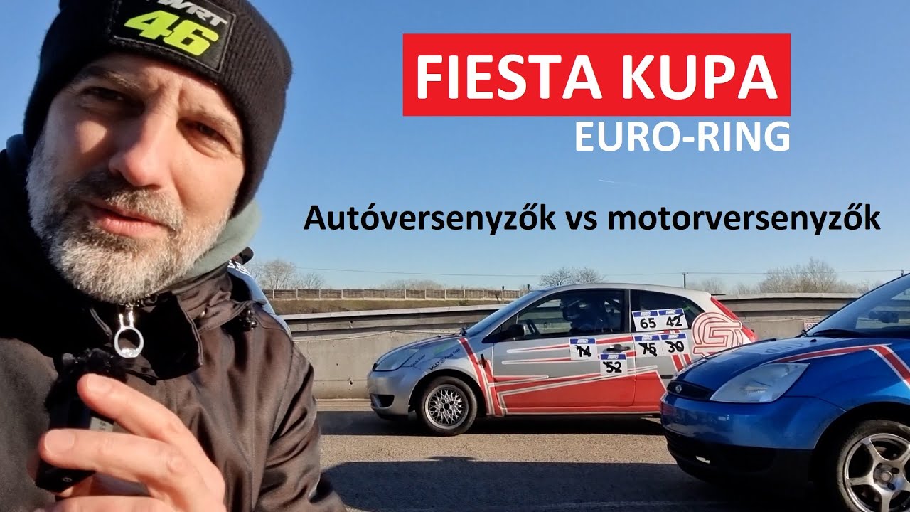 2 motorversenyző 10 autóversenyző ellen // Fiesta kupa az Euro-ringen