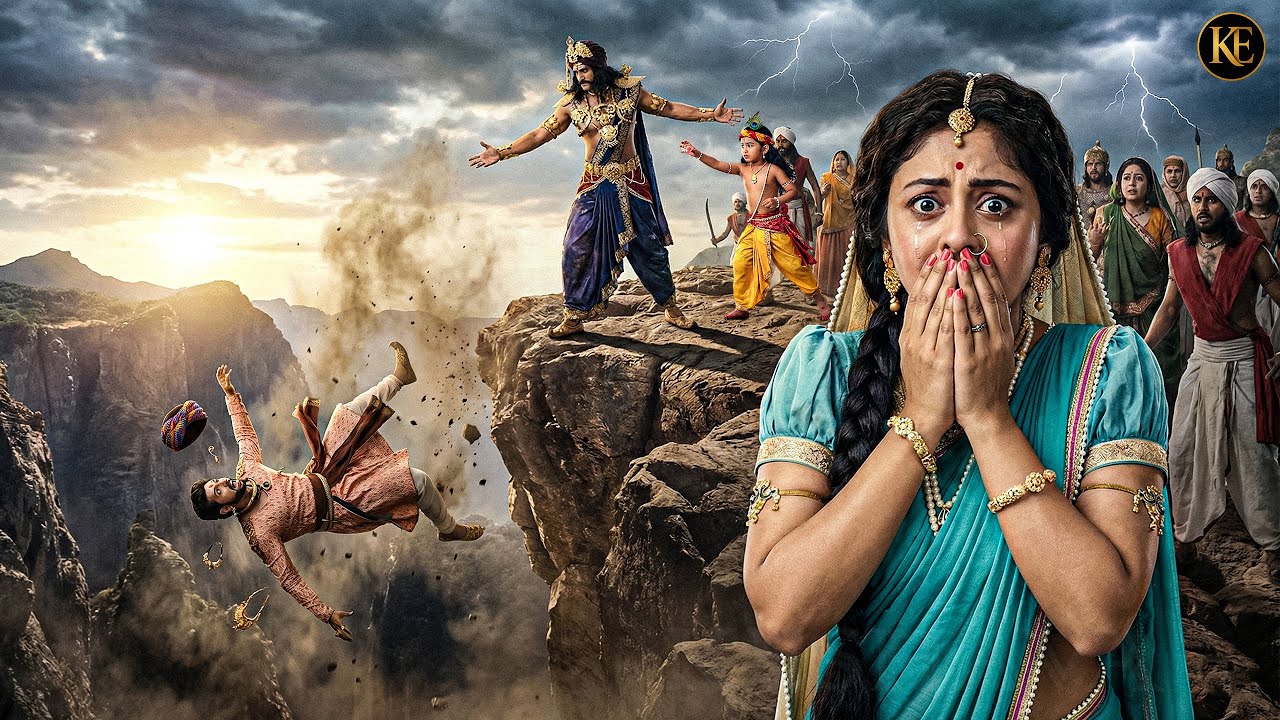 बाल कान्हा ने कंस को पर्वत से फेंका, मैया के उड़ गए होश! || YMKN || Shree Krishan leela ||