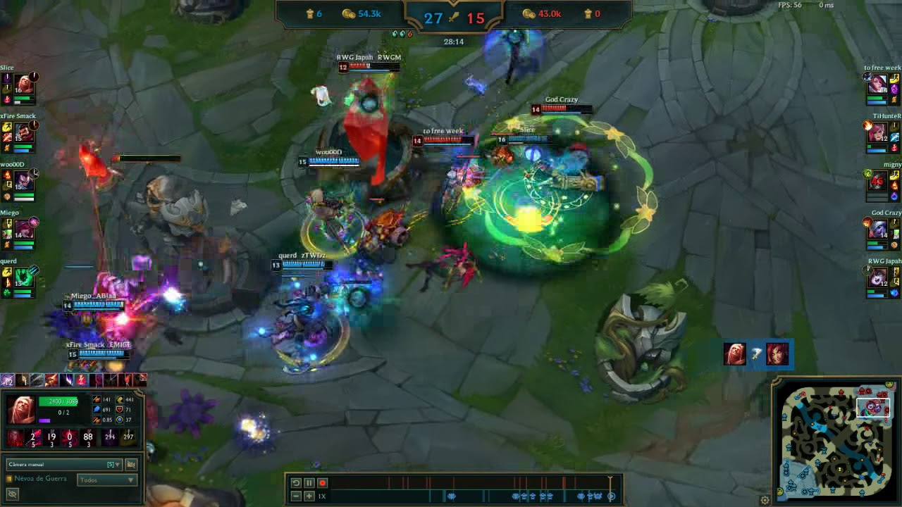 [S8] FULL AP Vladimir Insta QUADRA KILL BUILD