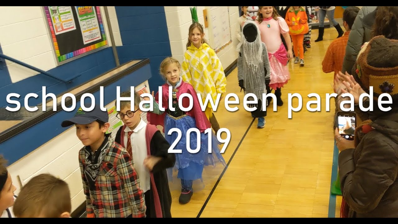 school Halloween parade 2019