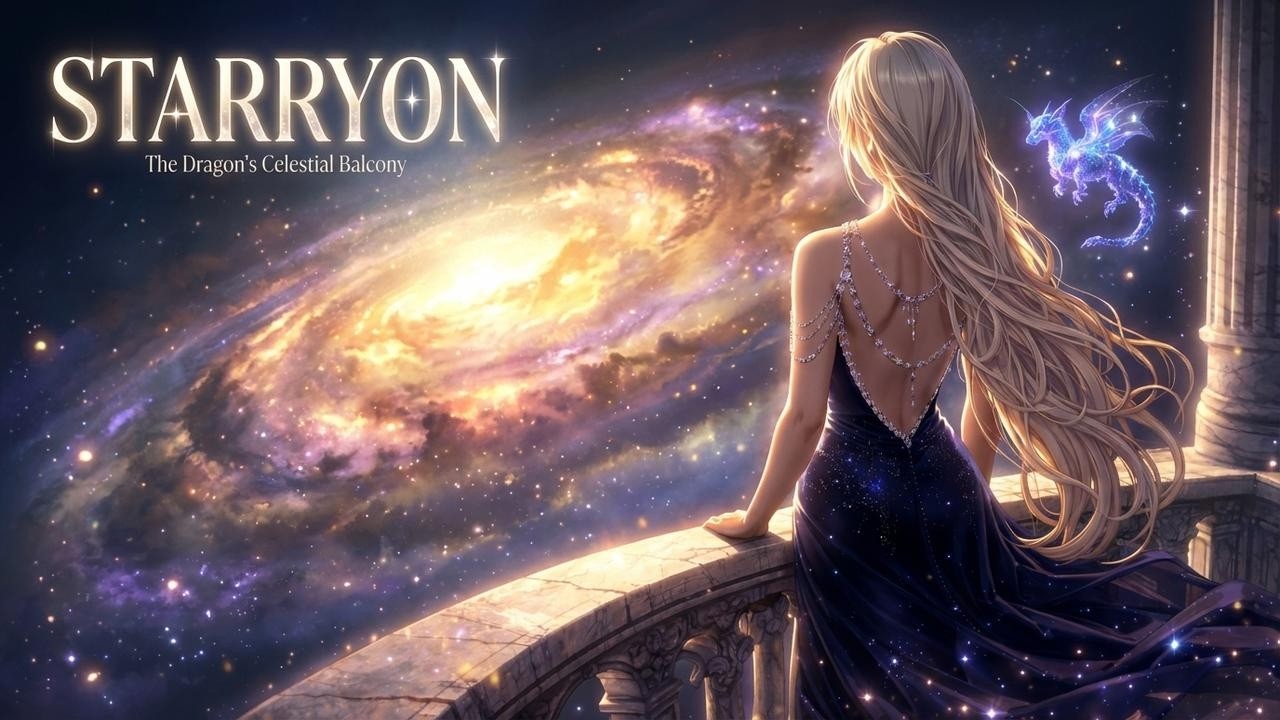 STARRYON | The Dragon’s Celestial Balcony | Deep Galaxy Ambient for Sleeping & Study