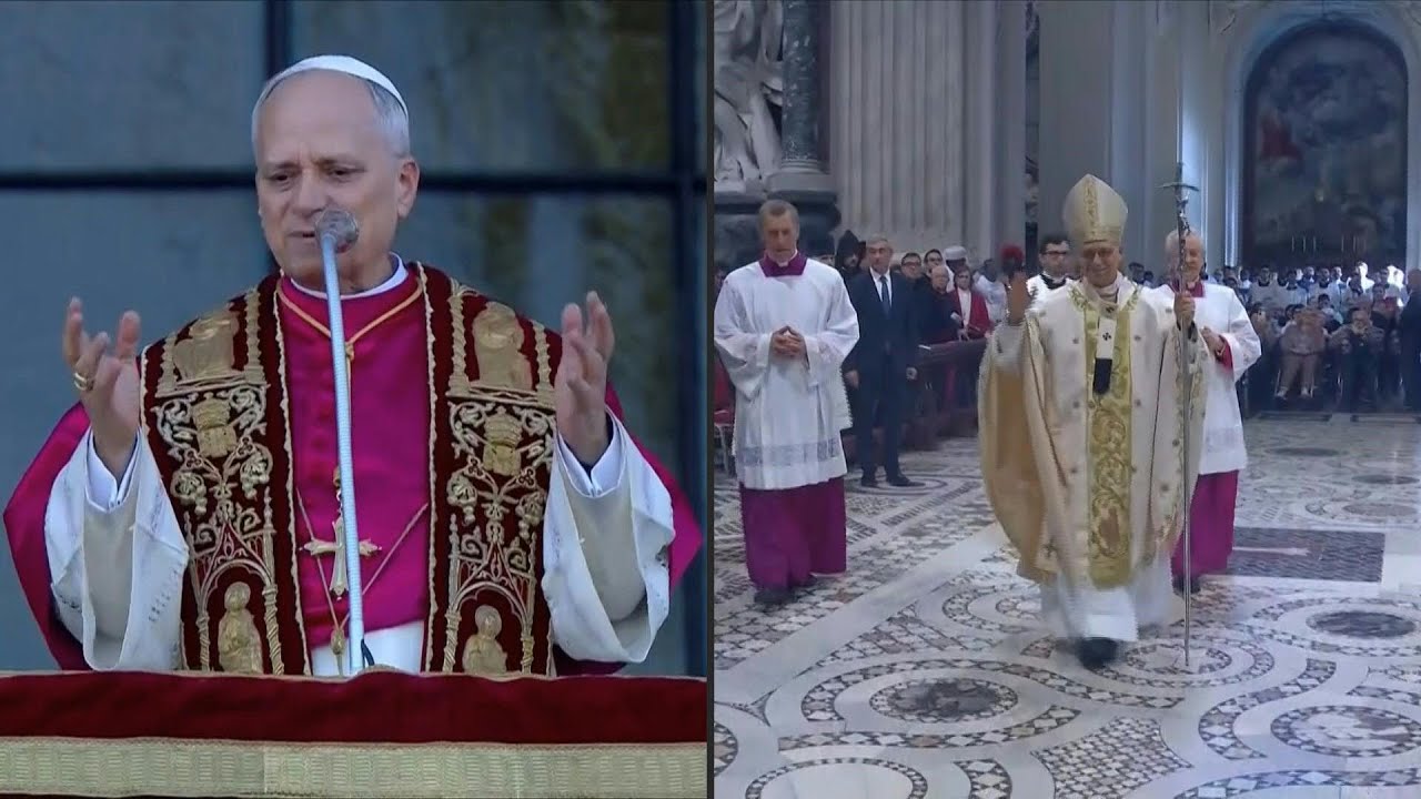 Leão XIV toma posse da cátedra de bispo de Roma na basílica de São João de Latrão | AFP