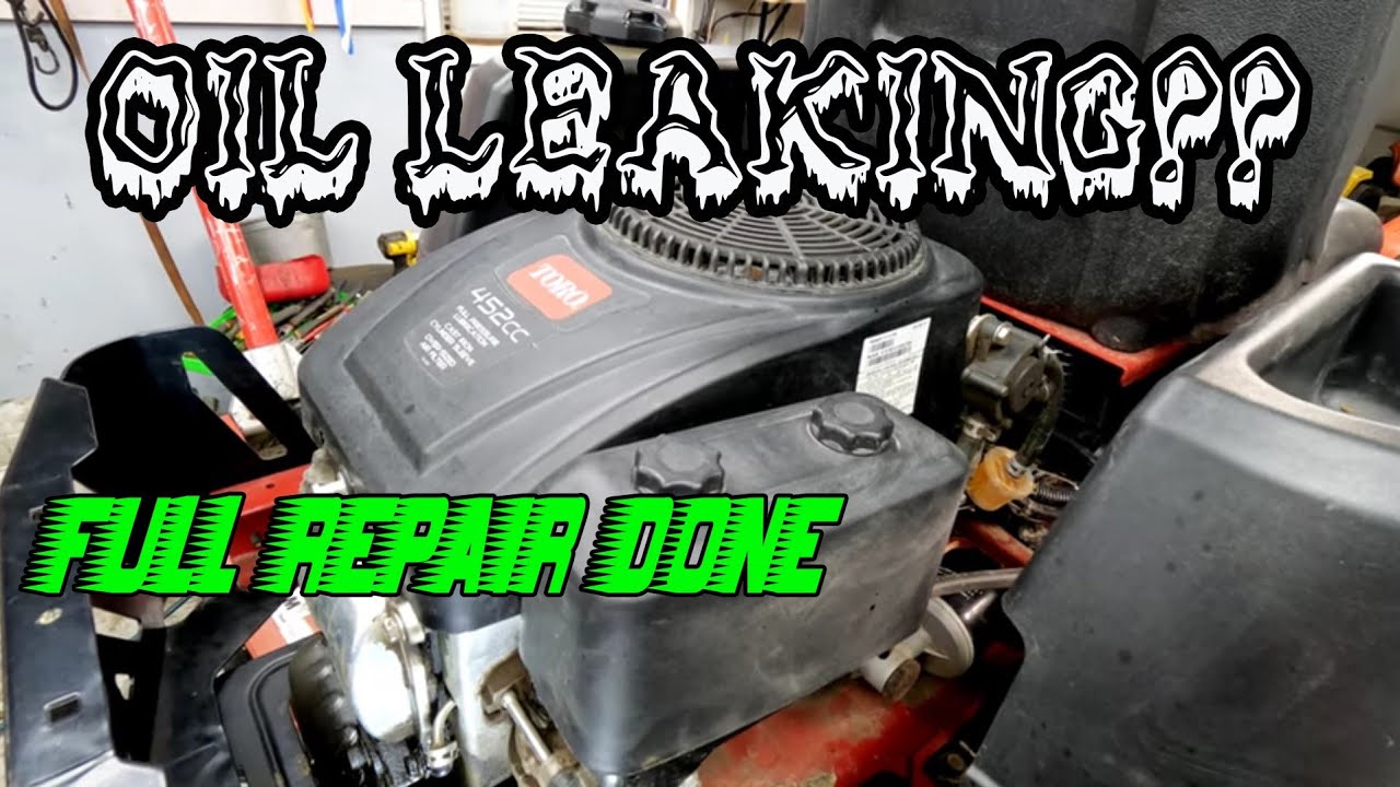Toro Zero Turn Leaking Oil - Timecutter Smoking With Oil Dripping On Exhaust