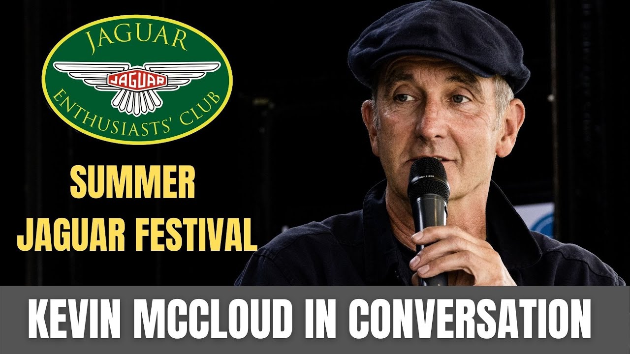 Kevin McCloud from Grand Designs at the Summer Jaguar Festival with Wayne Scott