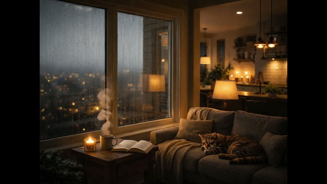 8 Hours of Cozy Rain Sounds 🌧️ | Sleep, Relax & Deep Focus