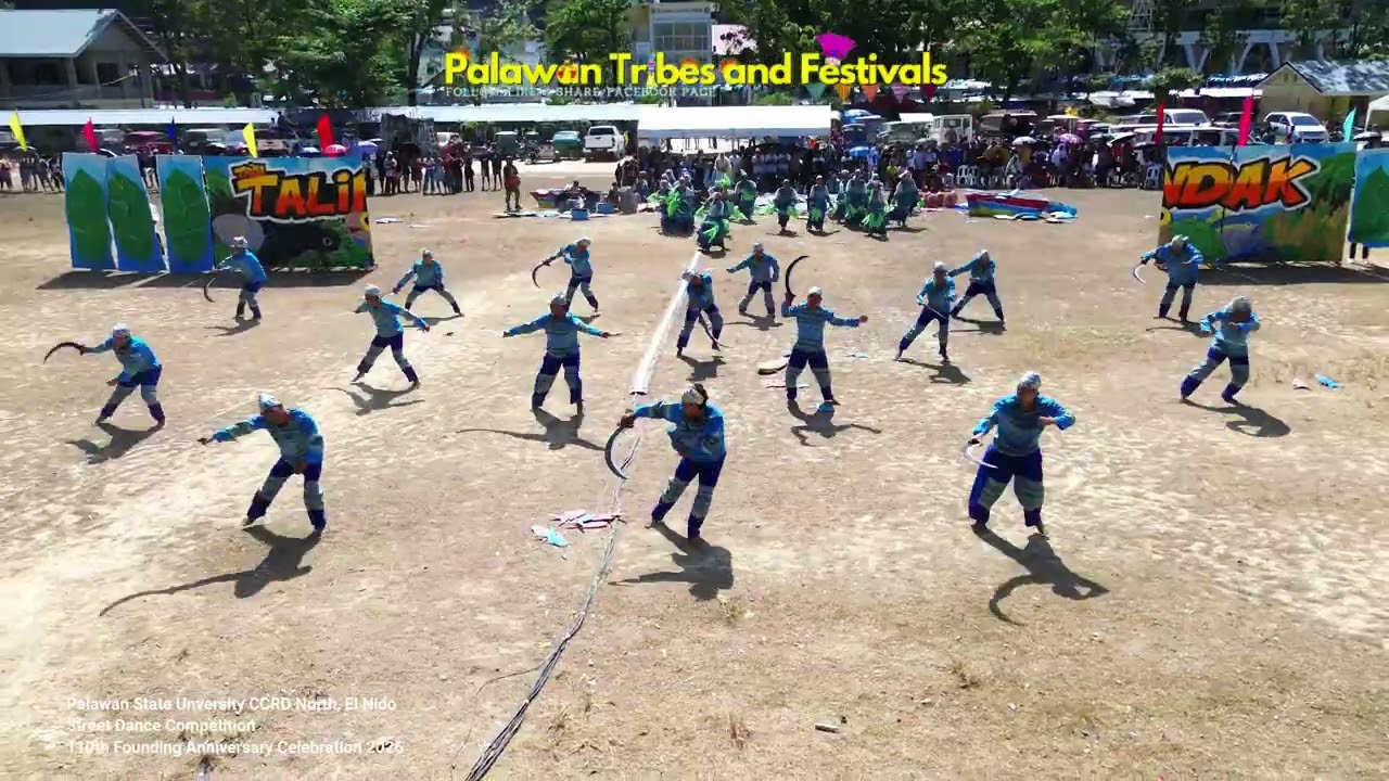 Tribu Talindak (PSU CCRD) Full Performance 110th ElNido's Founding Anniversary StreetDance 2026
