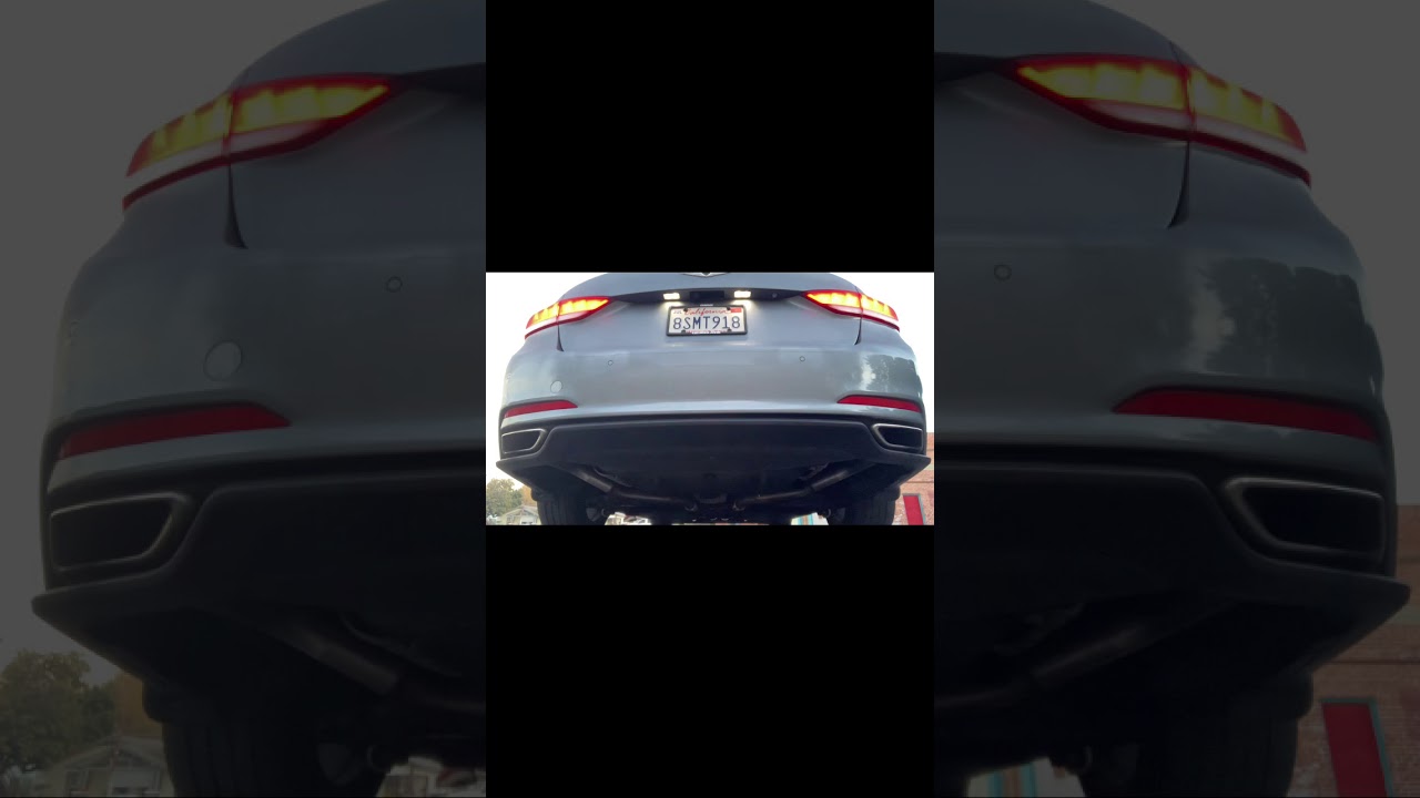 2017 Genesis G80 V6 3.8 Exhaust Setup