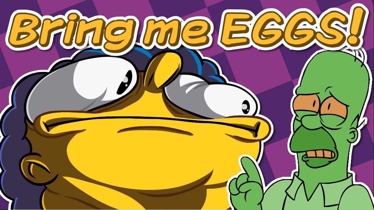 Playing Eggs for Bart - A Simpsons Horror Game
