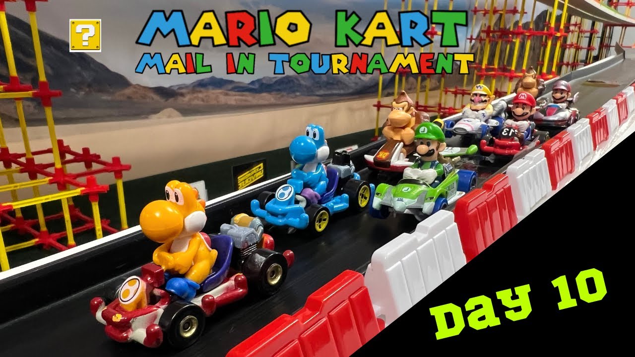 MARIO KARTS MAIL IN TOURNAMENT | DIECAST CARS RACING 10