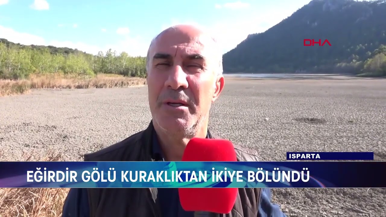 EĞİRDİR G&Ouml;L&Uuml; KURAKLIKTAN İKİYE B&Ouml;L&Uuml;ND&Uuml;