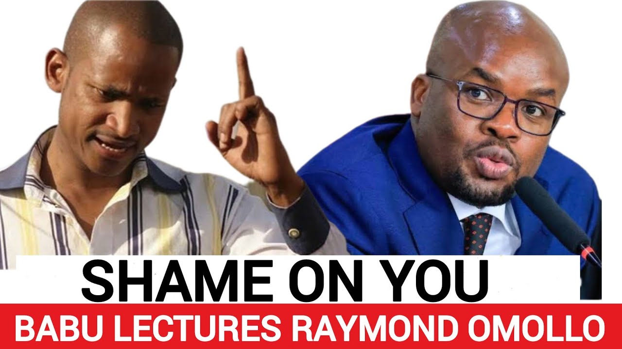 Babu Owino Lectures Raymond Omollo 