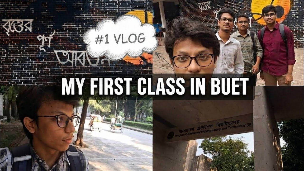 My first class in BUET |
