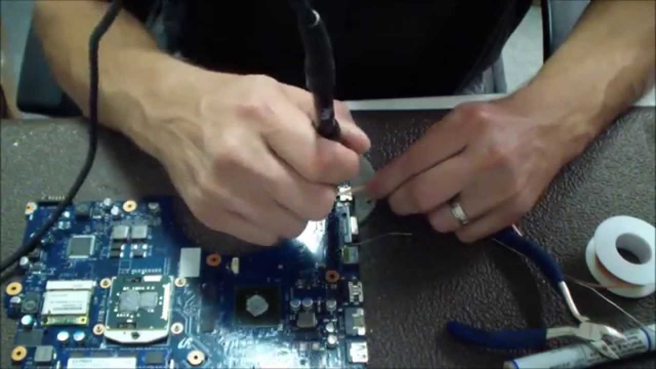 Samsung R580 Soldering Guide for Broken Power Jack