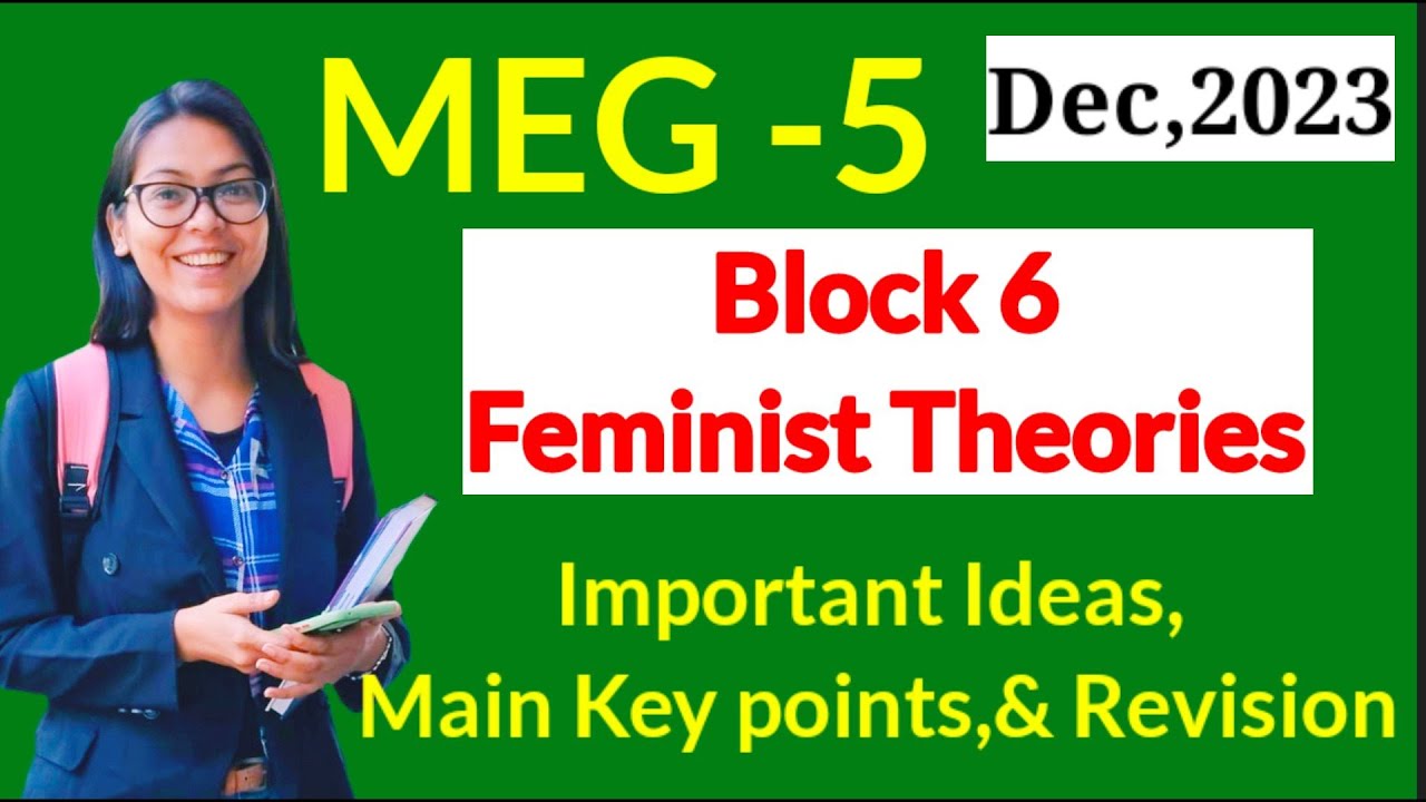 Meg 5,Feminist theories, Main Concepts & Points, literary theory and Criticism, #successmaker #ignou