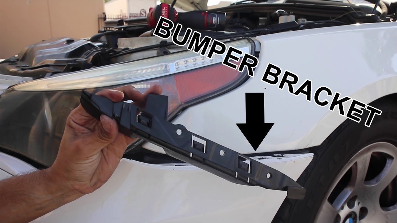BMW 5 SERIES E60 bumper bracket replacement