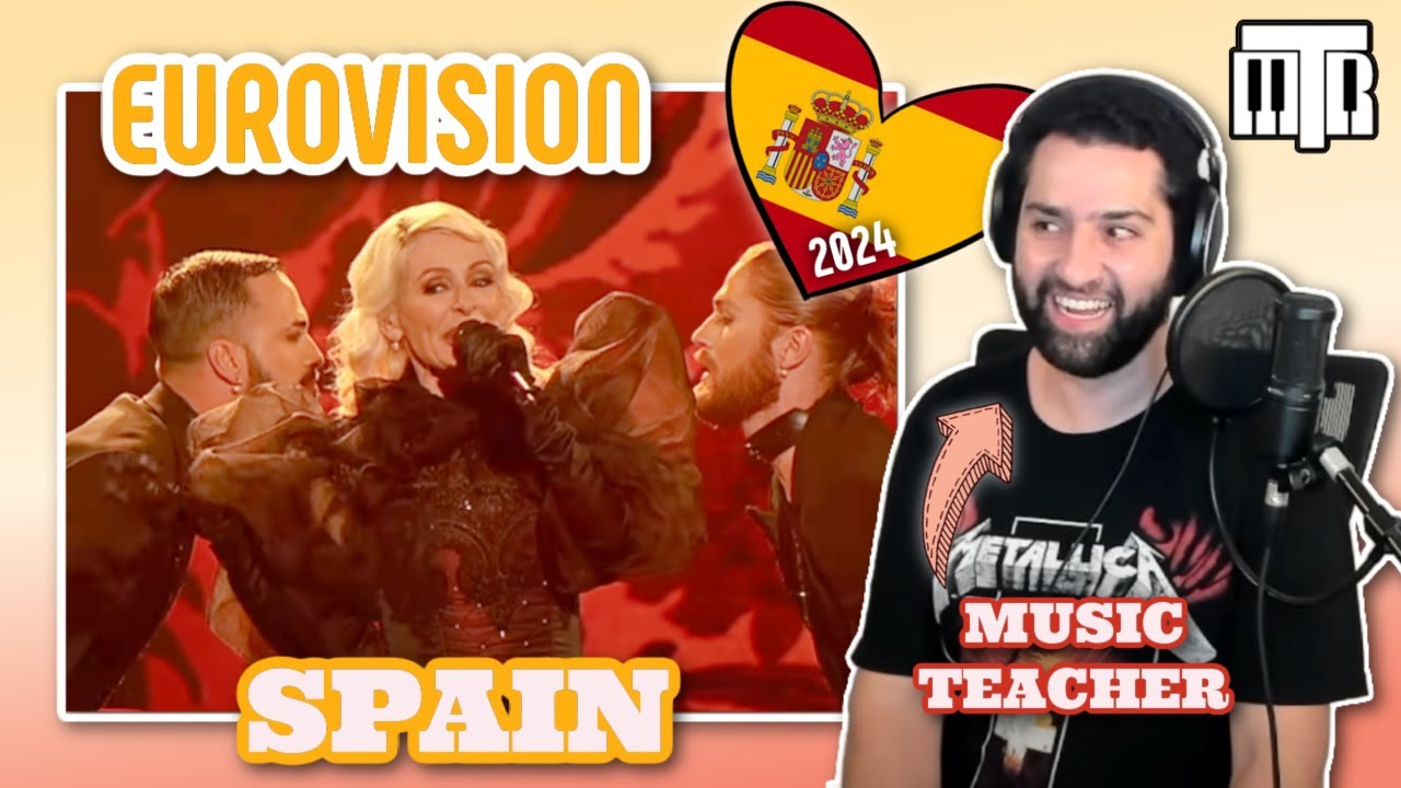 Spain Eurovision 2024 Reactionalysis - Music Teacher Analyses Zorra by Nebulossa (Reaction)