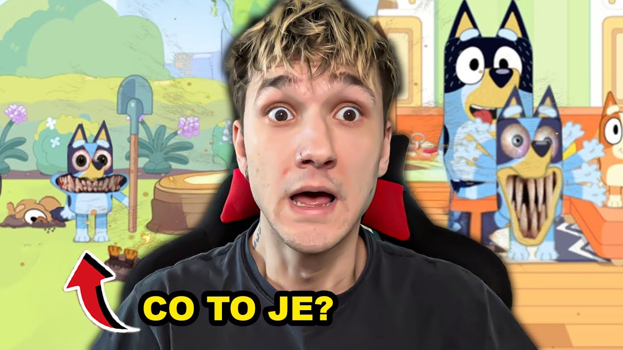 IGNORUJI MODRÉHO PSA BLUEYE 24 HODIN a on se Stane DĚSIVÝM... (Bluey)