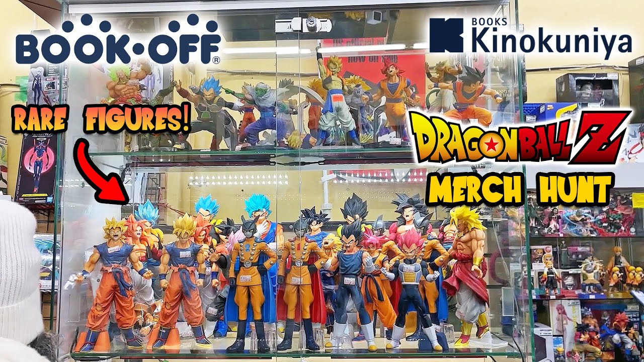 Dragon Ball Merch Hunt - Exploring Book Off & Kinokuniya NYC for Rare Figures! (Manga, DVD's & More)