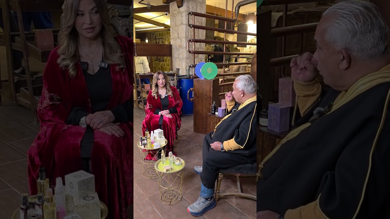 هلا مراد تكرم حرفيي لبنان وحلقة مع أشهر من ارتبط اسمهم بصناعة الصابون في طرابلس د. بدر حسون