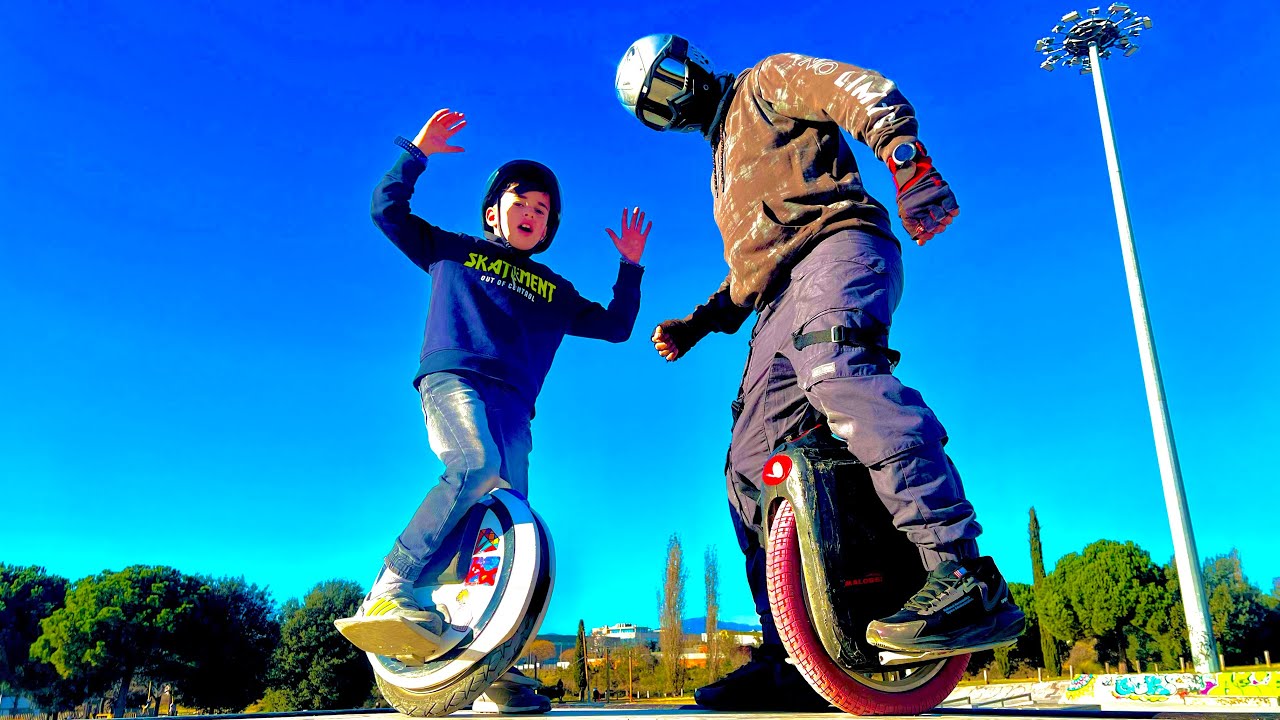 PADRE e HIJO tienen los &ldquo;SKATES&rdquo; del FUTURO!