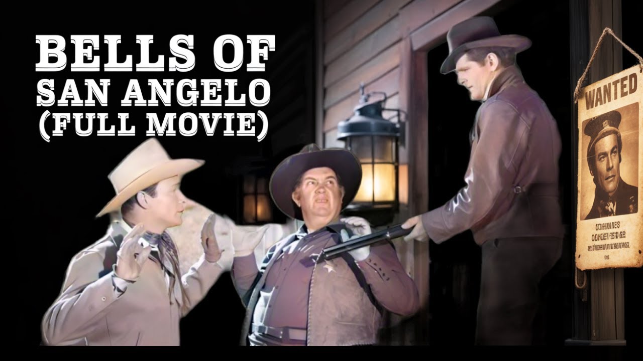 Bells of San Angelo (Full Movie) | Roy Rogers Hunts Silver Smugglers & Hidden Mine | Classic Western