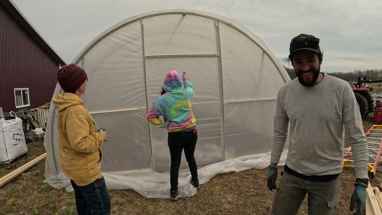 Keys to the New Propagation House, Planting, Harvesting, and Lots of Things Growing