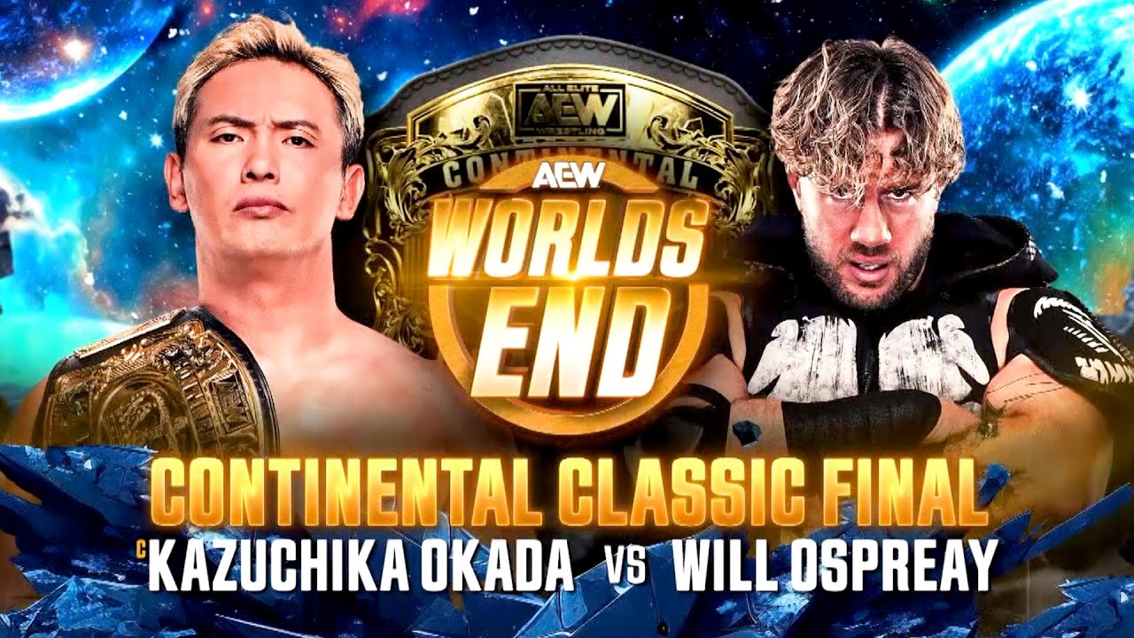 フルマッチ：カズチカ・オカダ vs ウィル・オスプレイ｜AEW World’s End 2024