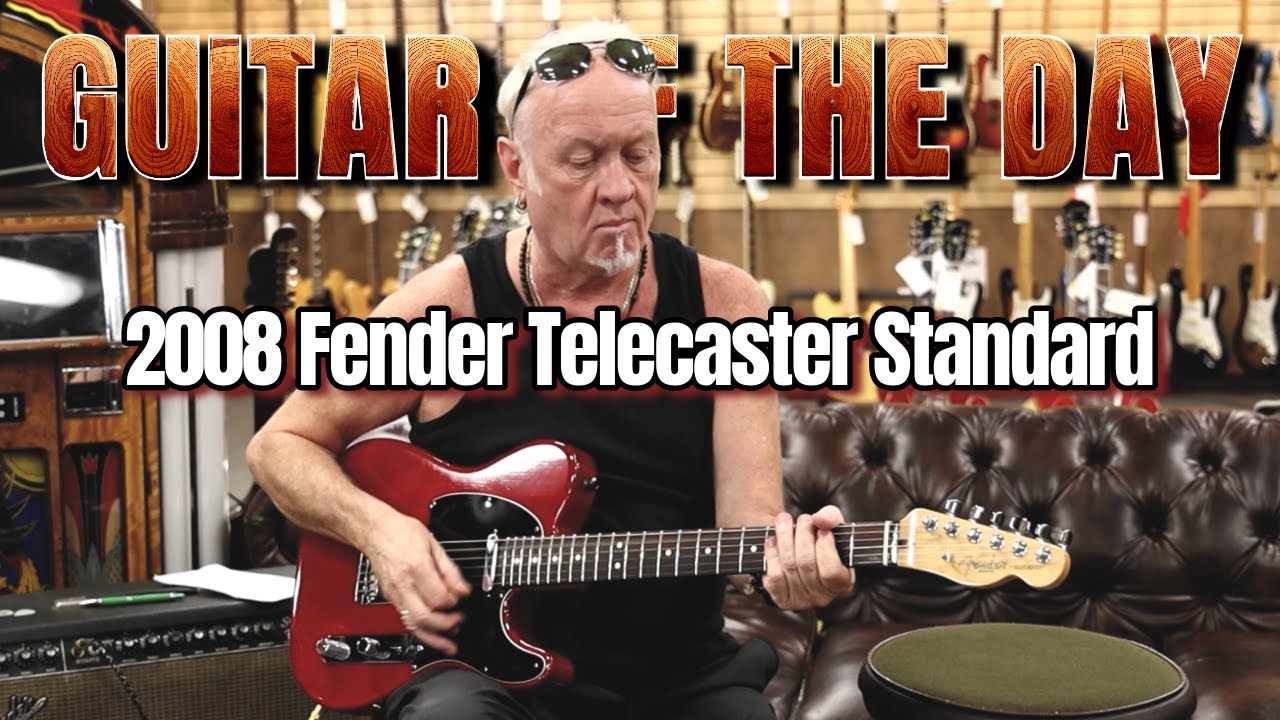 2008 Fender Telecaster Standard Trans Crimson Red | Guitar of the Day