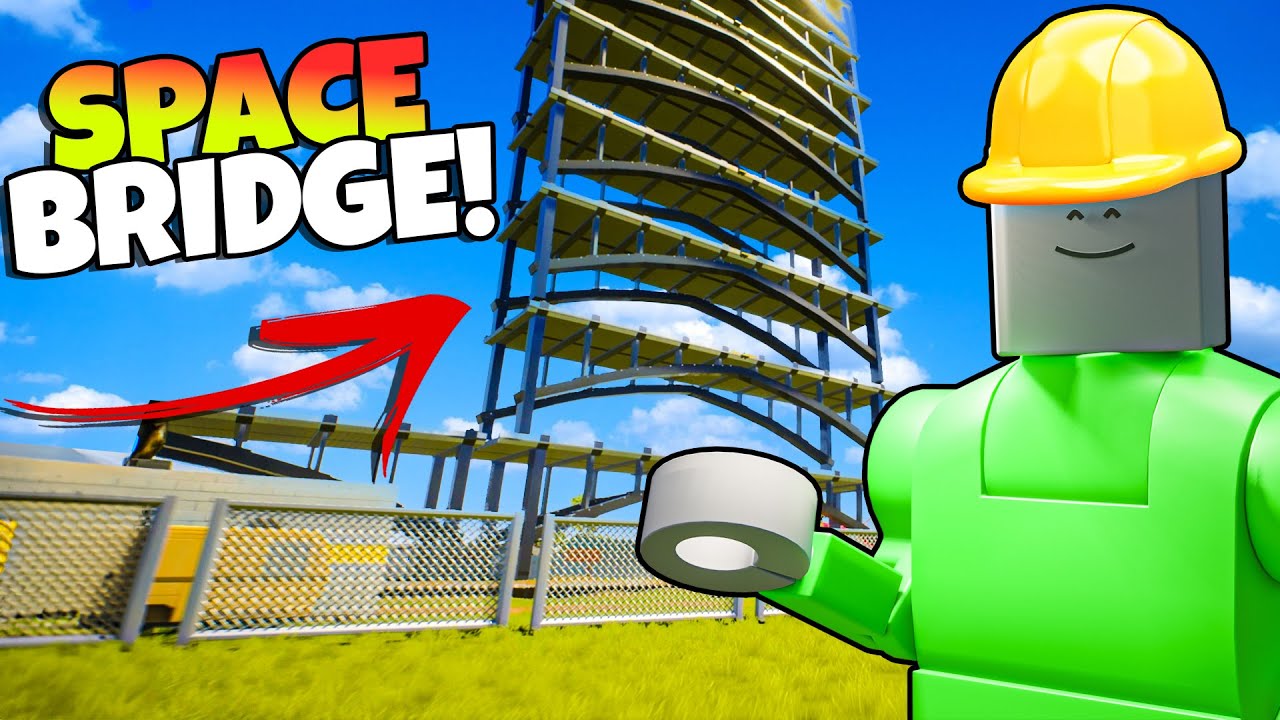 We Built a Bridge to Space in Brick Rigs!