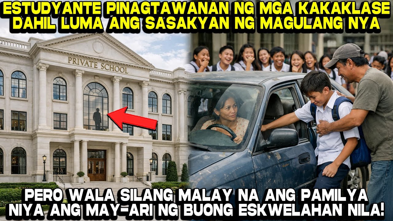 Estudyante Pinagtawanan ng mga Kaklase Dahil Luma ang Sasakyan ng mga Magulang nya pero...