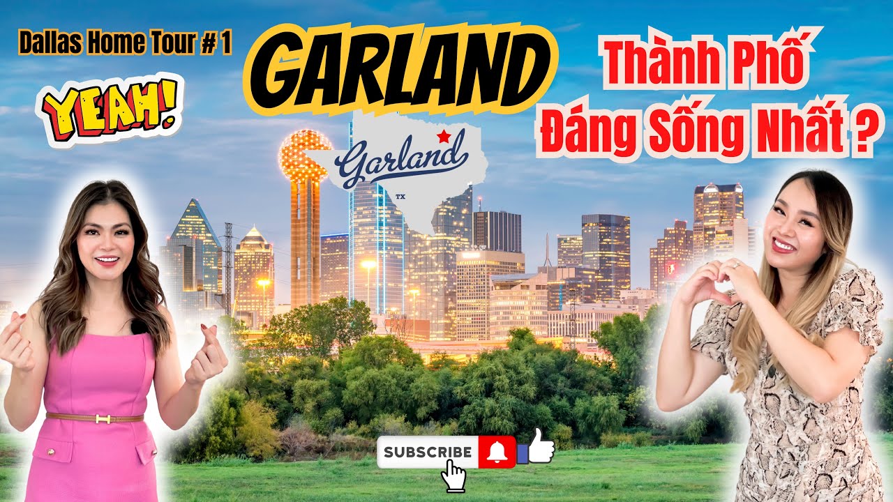 💥Dallas Tour #1 | GARLAND Thành Phố ĐÁNG SỐNG Nhất tại Dallas? | Nhà Đẹp Hoa Kỳ