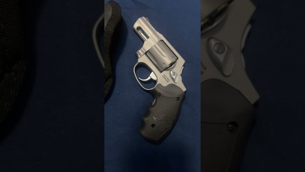 TAURUS 38SPL 6SHOTS VIRIDIAN LASER GRIP STICKY HOLSTER EDC REVOLVER WHEEL GUN HAMMERLESS BEAUTY 🔥🔥