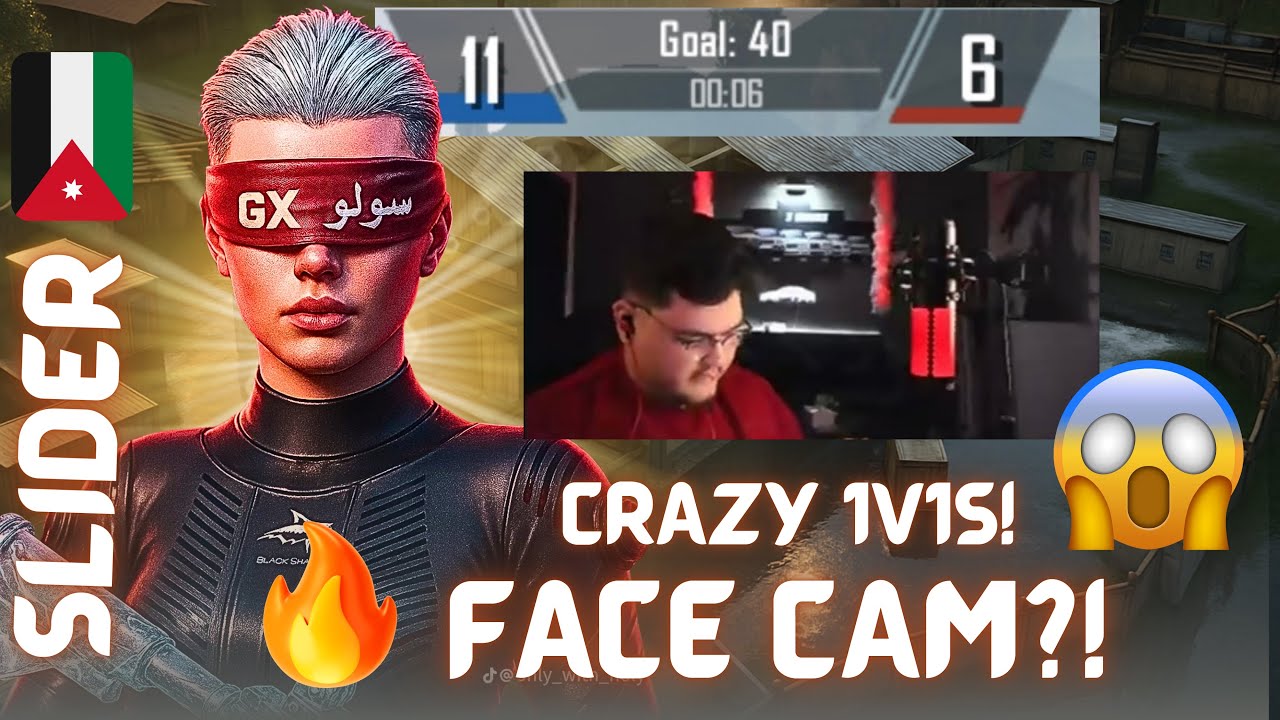 SLIDER🇯🇴 LIVE WITH FACE CAM?! 😱🔥 INSANE 1v1 CHALLENGES! 🤯